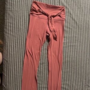Lululemon Leggings with a cute tie up